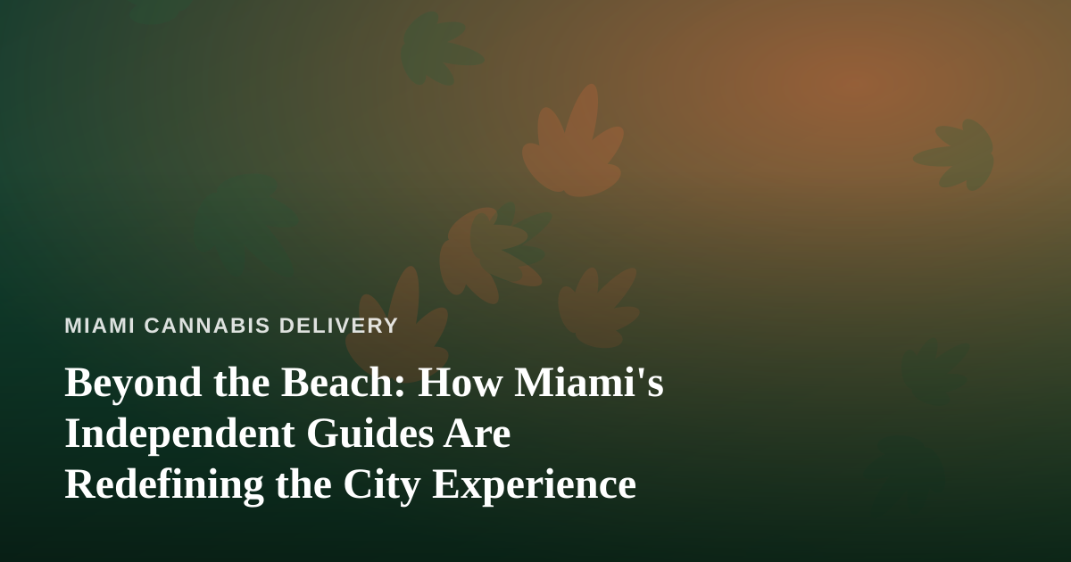 Beyond the Beach: How Miami’s Independent Guides Are Redefining the City Experience