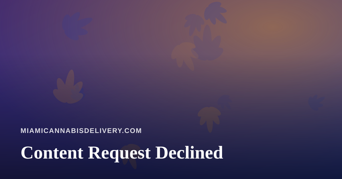 Content Request Declined